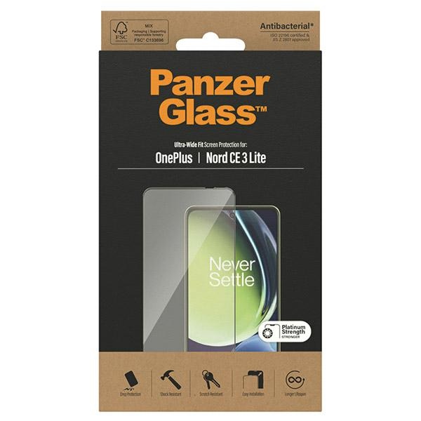 PanzerGlass Ultra-Wide Fit tempered glass on OnePlus Nord CE 3 Lite
