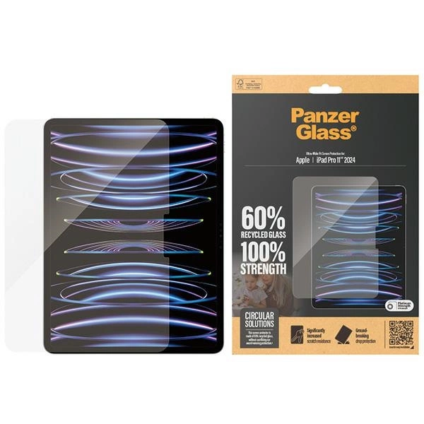 PanzerGlass Ultra-Wide Fit apsauginis stiklas, skirtas iPad Pro 11 (2024)
