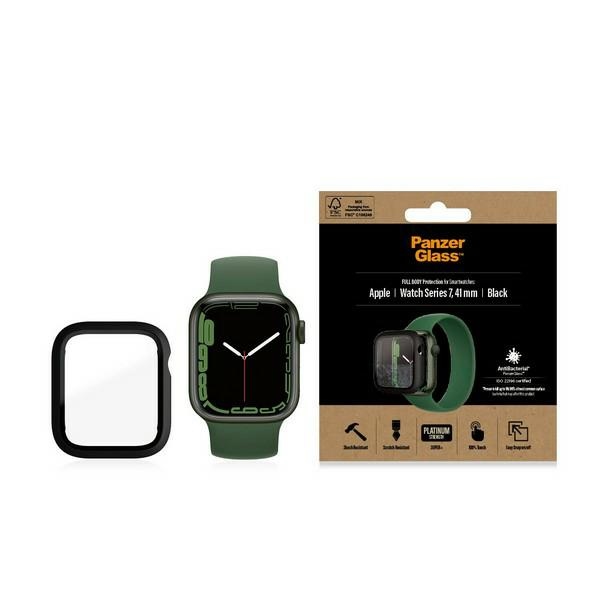 PanzerGlass Full Body Case for Apple Watch 7 (41mm), Black