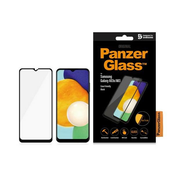 PanzerGlass Samsung Galaxy A03 Tempered Glass E2E, Black Frame