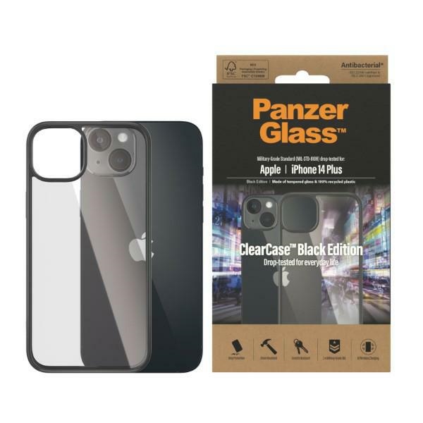 PanzerGlass iPhone 14 Plus / 15 Plus Case ClearCase, Transparent/Black