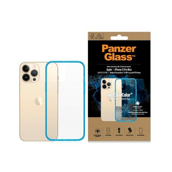 PanzerGlass iPhone 13 Pro Max Case ClearCase, Transparent Blue
