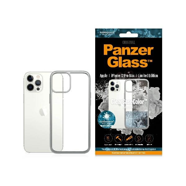 PanzerGlass iPhone 12 Pro Max Case ClearCase, Transparent and Silver