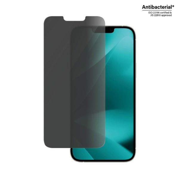 PanzerGlass Classic Fit Privacy Antibacterial Glass for iPhone 14 Plus/13 Pro Max