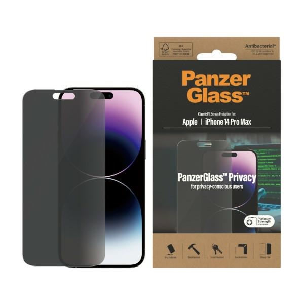 PanzerGlass iPhone 14 Pro Max Screen Protector Classic Fit Privacy