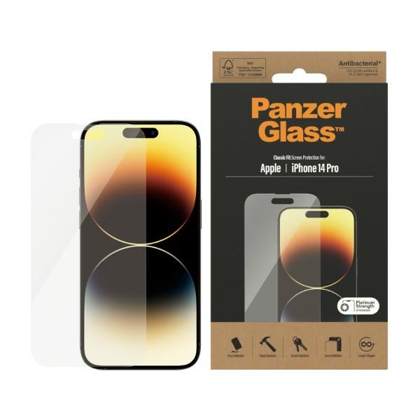 PanzerGlass Classic Fit Tempered Glass for iPhone 14 Pro