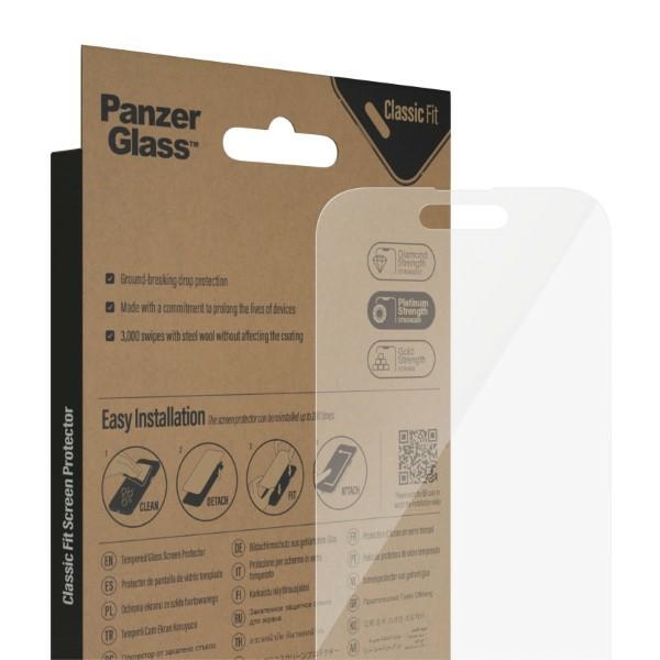PanzerGlass Classic Fit apsauginis stiklas, skirtas iPhone 14 Pro