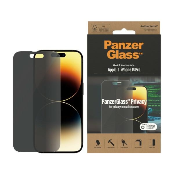 PanzerGlass iPhone 14 Pro Screen Protector Classic Fit Privacy