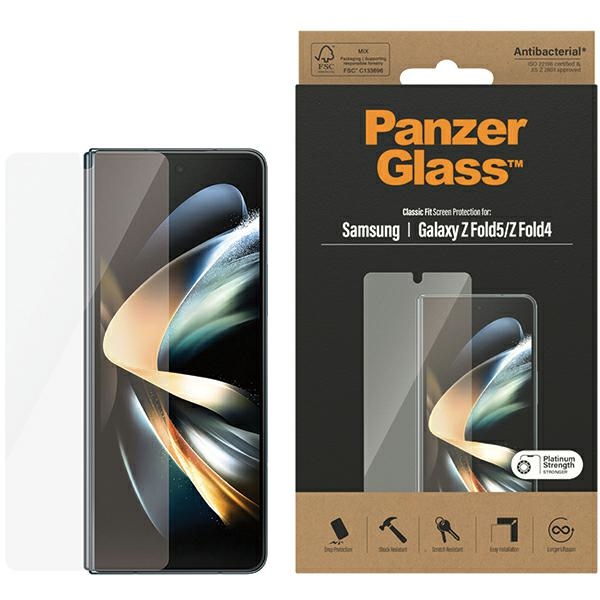 PanzerGlass Classic Fit apsauginis stiklas Samsung Galaxy Z Fold 5 / Z Fold 4
