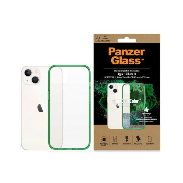 PanzerGlass ClearCase dėklas, skirtas iPhone 13 / 14 / 15, skaidrus žalias