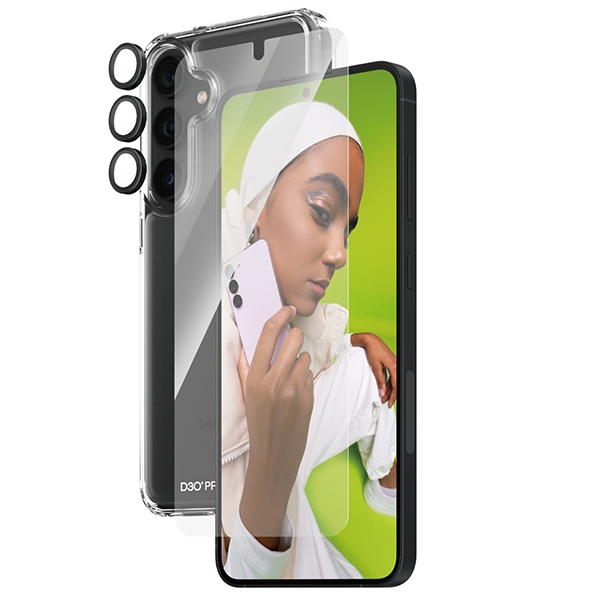 PanzerGlass 3-in-1 apsaugos rinkinys Samsung Galaxy S24 telefonui