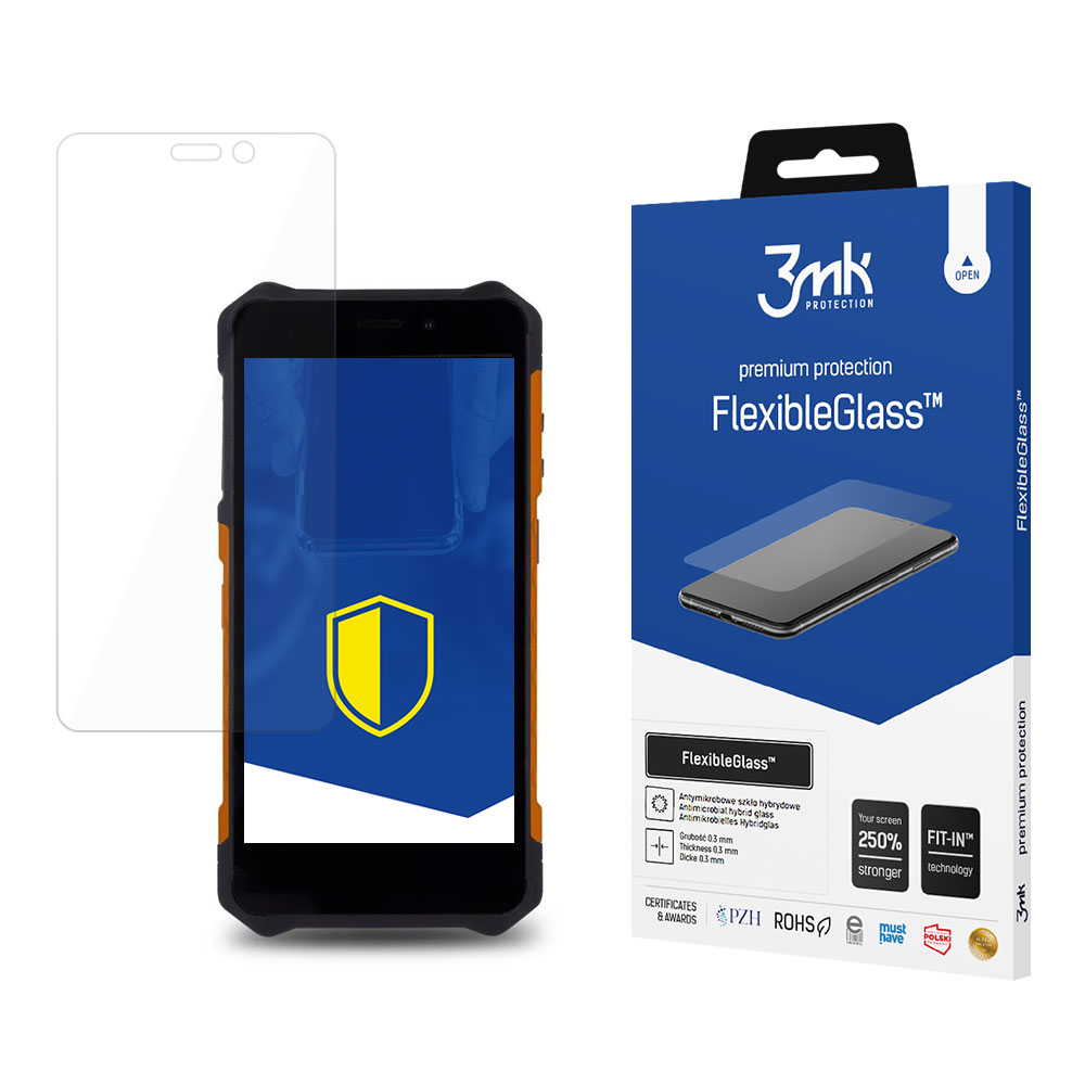 MyPhone Hammer Iron 3 LTE 3MK Flexibleglass Tempered Glass Screen Protector