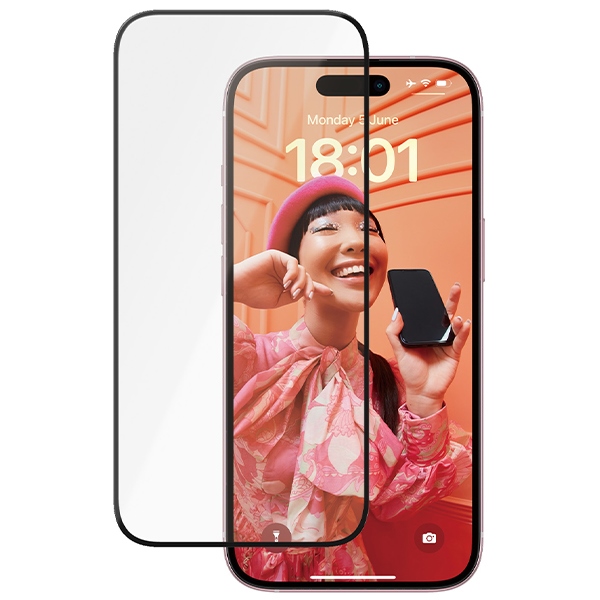 PanzerGlass Ceramic Protection Screen Protector for iPhone 15