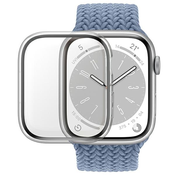 „PanzerGlass“ apsauginis dėklas „Apple Watch 7 / 8 / 9“ (41 mm), skaidrus