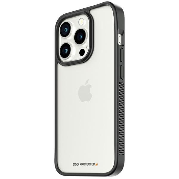 PanzerGlass iPhone 15 Pro dėklas ClearCase, skaidrus / juodas