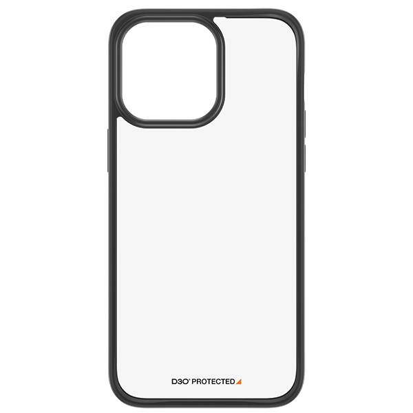 PanzerGlass dėklas ClearCase, skirtas iPhone 15 Pro Max, skaidrus / juodas