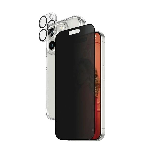 PanzerGlass Privacy Bundle 3in1 dėklas ir stiklas iPhone 15 Pro Max, 111506