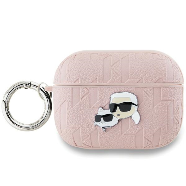 Karl Lagerfeld dėklas, skirtas AirPods Pro 2, Monogram, rožinis