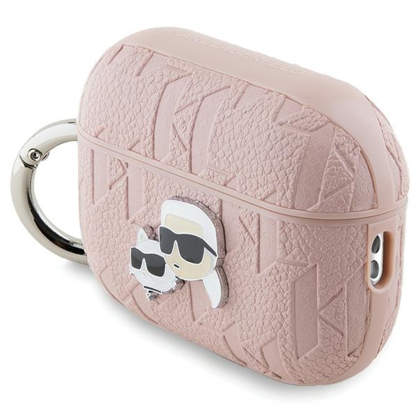 Karl Lagerfeld dėklas, skirtas AirPods Pro 2, Monogram, rožinis