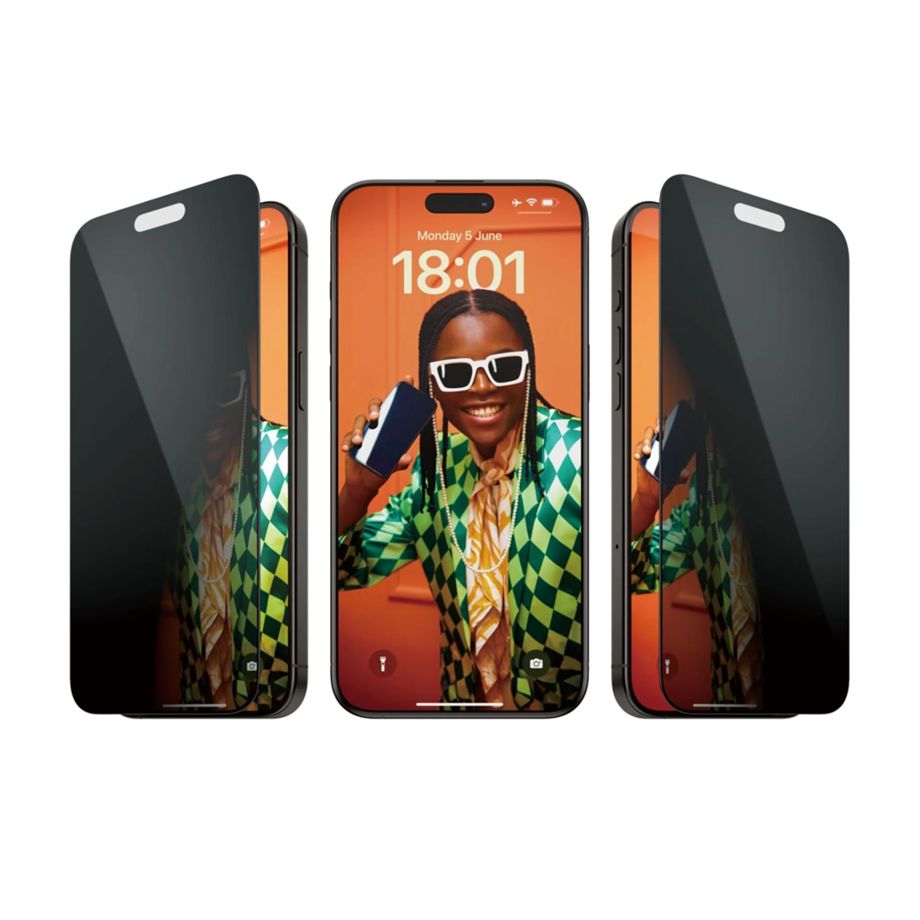 PanzerGlass Ultra-Wide Fit Privacy apsauginis stiklas iPhone 15 Pro Max