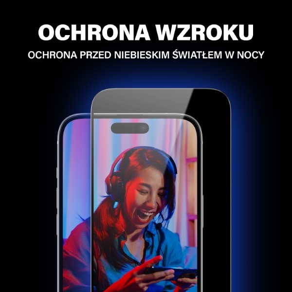 „PanzerGlass Ultra-Wide Fit“ apsauginis stiklas su filtru, skirtas iPhone 15