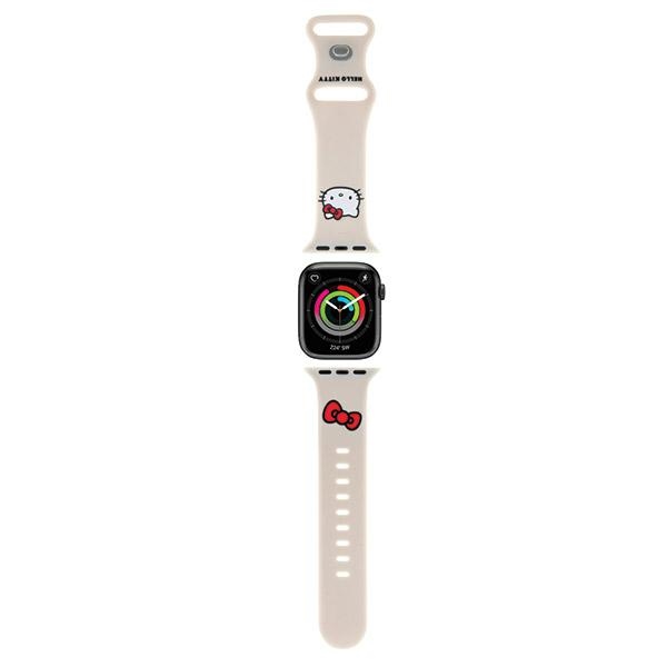 Hello Kitty Apple Watch 38/40/41mm Strap Silicone Kitty Head, Beige
