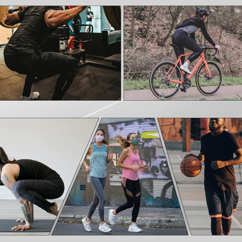 Rockbros RK20042XL Breathable Cycling Pants with 4D Pad, XXL, Black