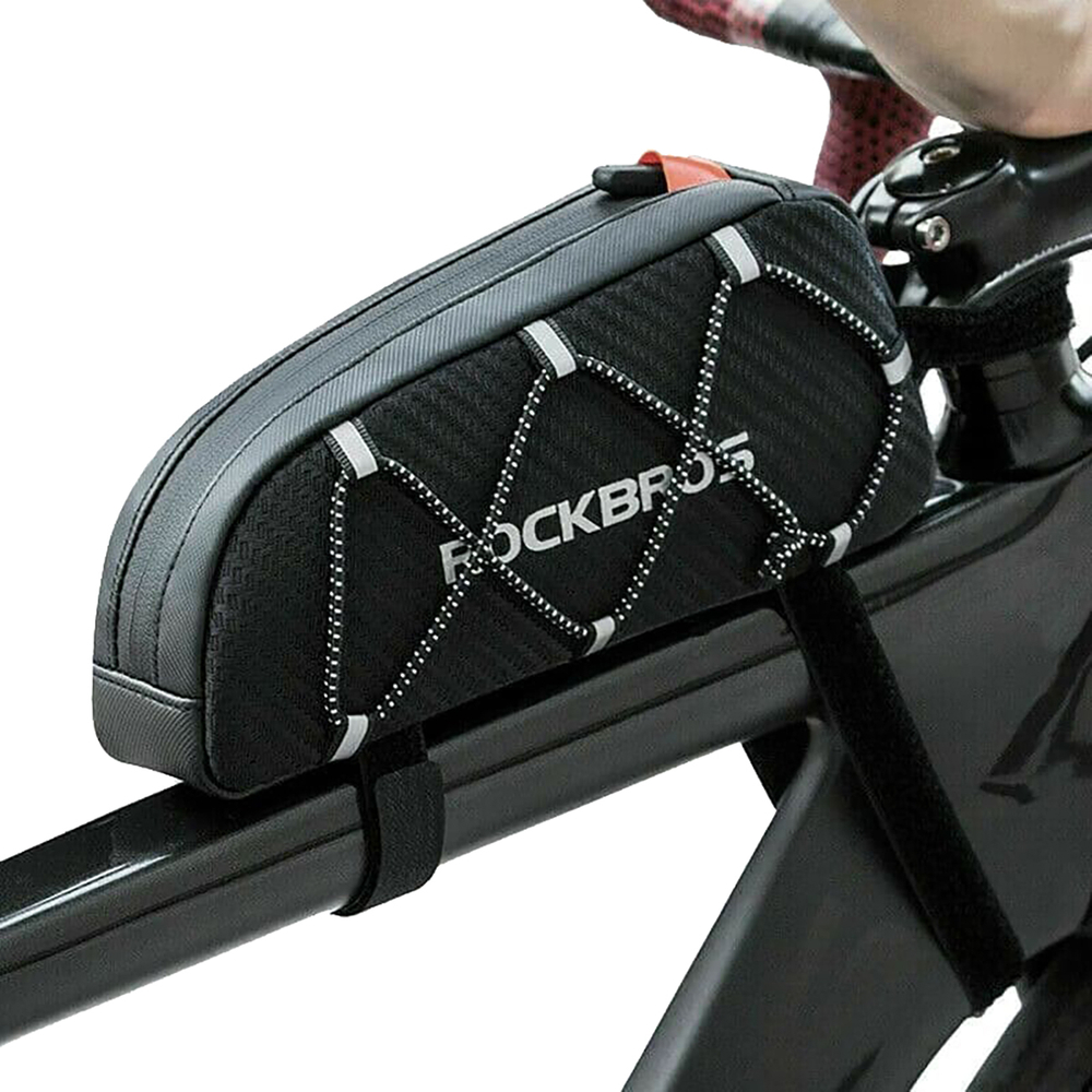 Rockbros 039BK dviračio rėmo krepšys 1L, juodas