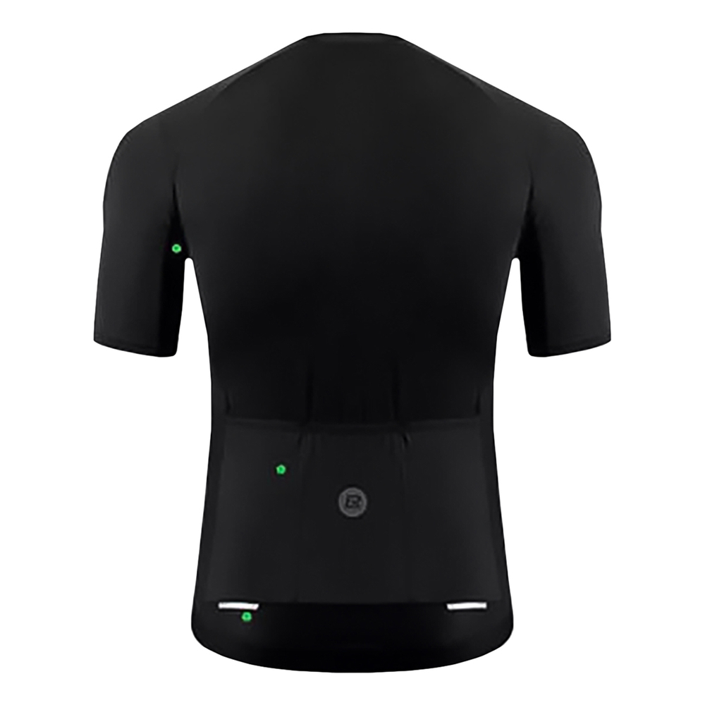 Rockbros Short Sleeve Cycling Jersey, XXXXL, Black