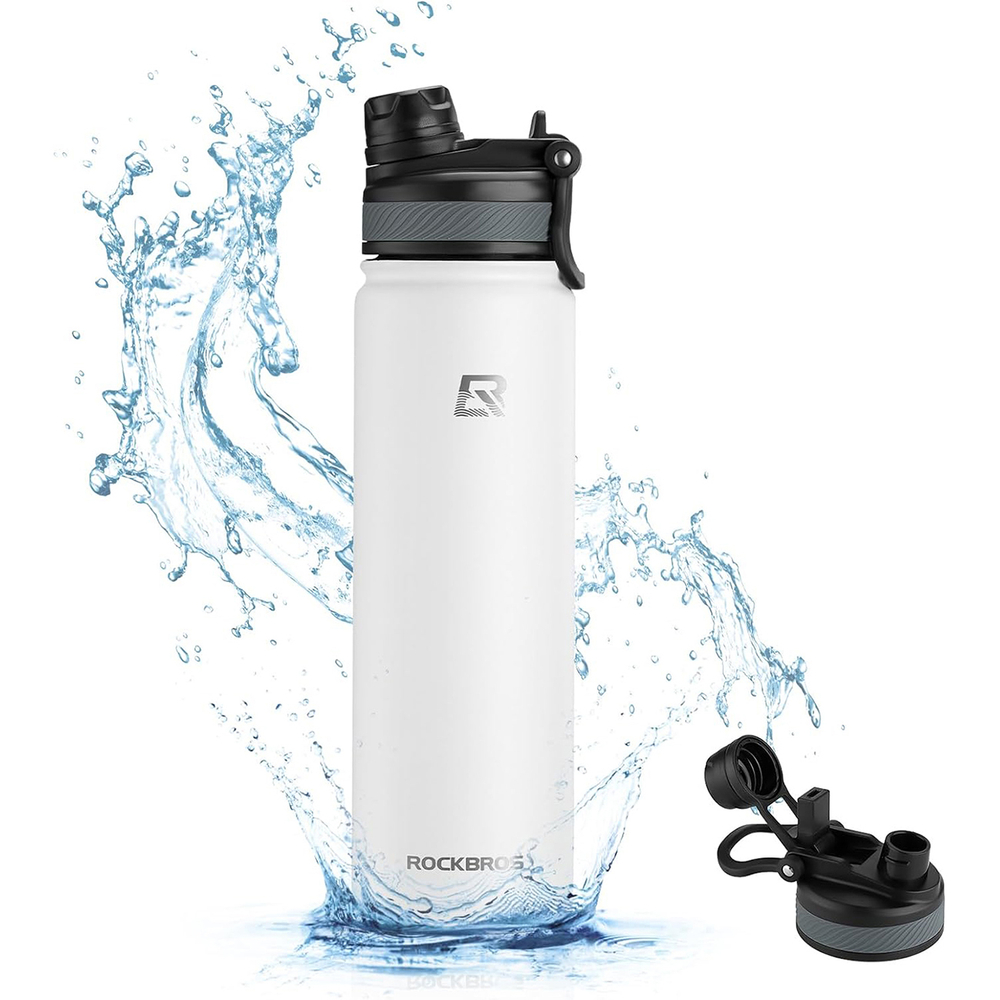 Rockbros termo gertuvė dviračiui, 650 ml, balta