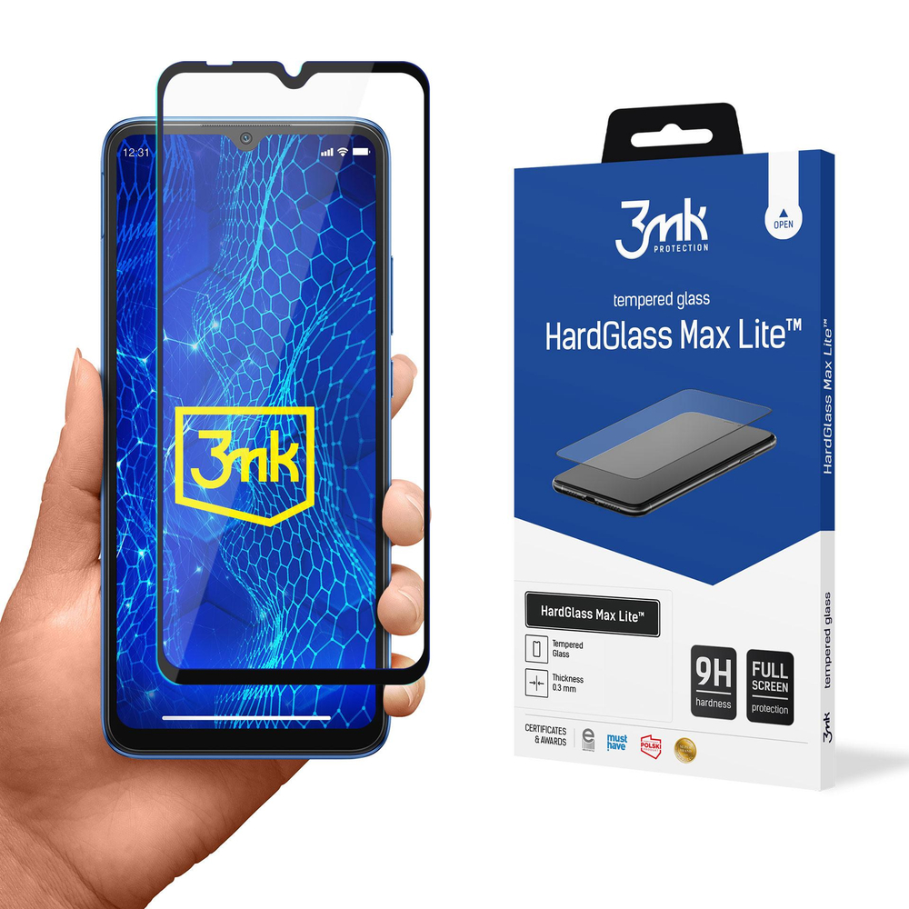 3mk HardGlass Max Lite™ apsauginis stiklas Xiaomi Redmi 10C