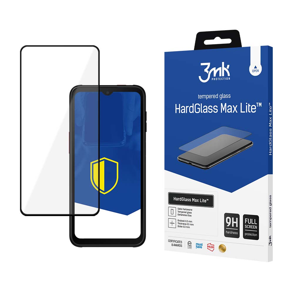 Samsung Galaxy Xcover 7 ( SM-G556B / DS ) 3MK HardGlass Max Lite 5D Tempered Glass Screen Protector
