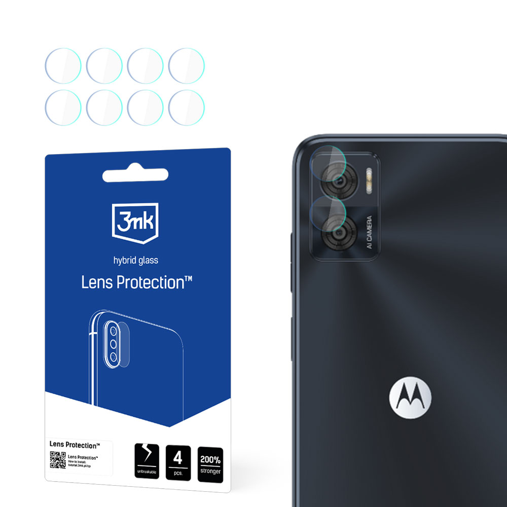 3mk Lens Protection Hybrid Camera Glass for Motorola Moto E22 / E22i
