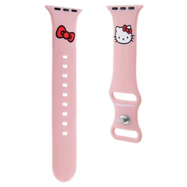 Hello Kitty dirželis Apple Watch 38 / 40 / 41 mm, rožinis