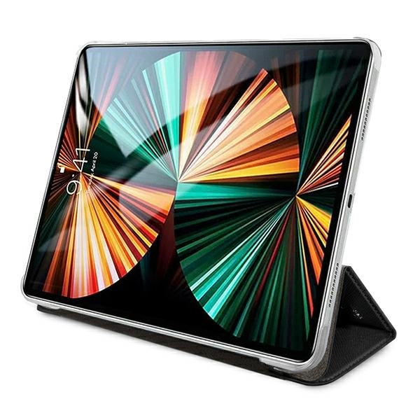 Karl Lagerfeld Saffiano Ikonic dėklas iPad Pro 12.9\" (2021), juodas