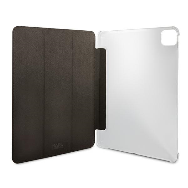 Karl Lagerfeld Saffiano Ikonic dėklas iPad Pro 12.9\" (2021), juodas