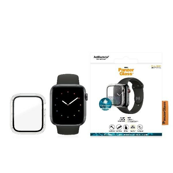 PanzerGlass Full Body dėklas Apple Watch 4/5/6/SE (44 mm), skaidrus