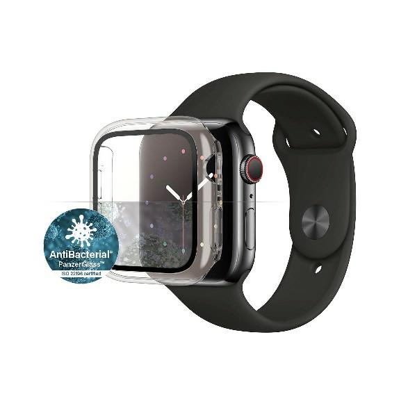 PanzerGlass Full Body dėklas Apple Watch 4/5/6/SE (44 mm), skaidrus