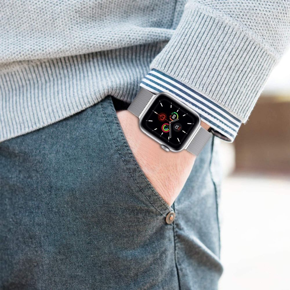 Tech-Protect MilaneseBand dirželis Apple Watch (38/40/41 mm), juodas