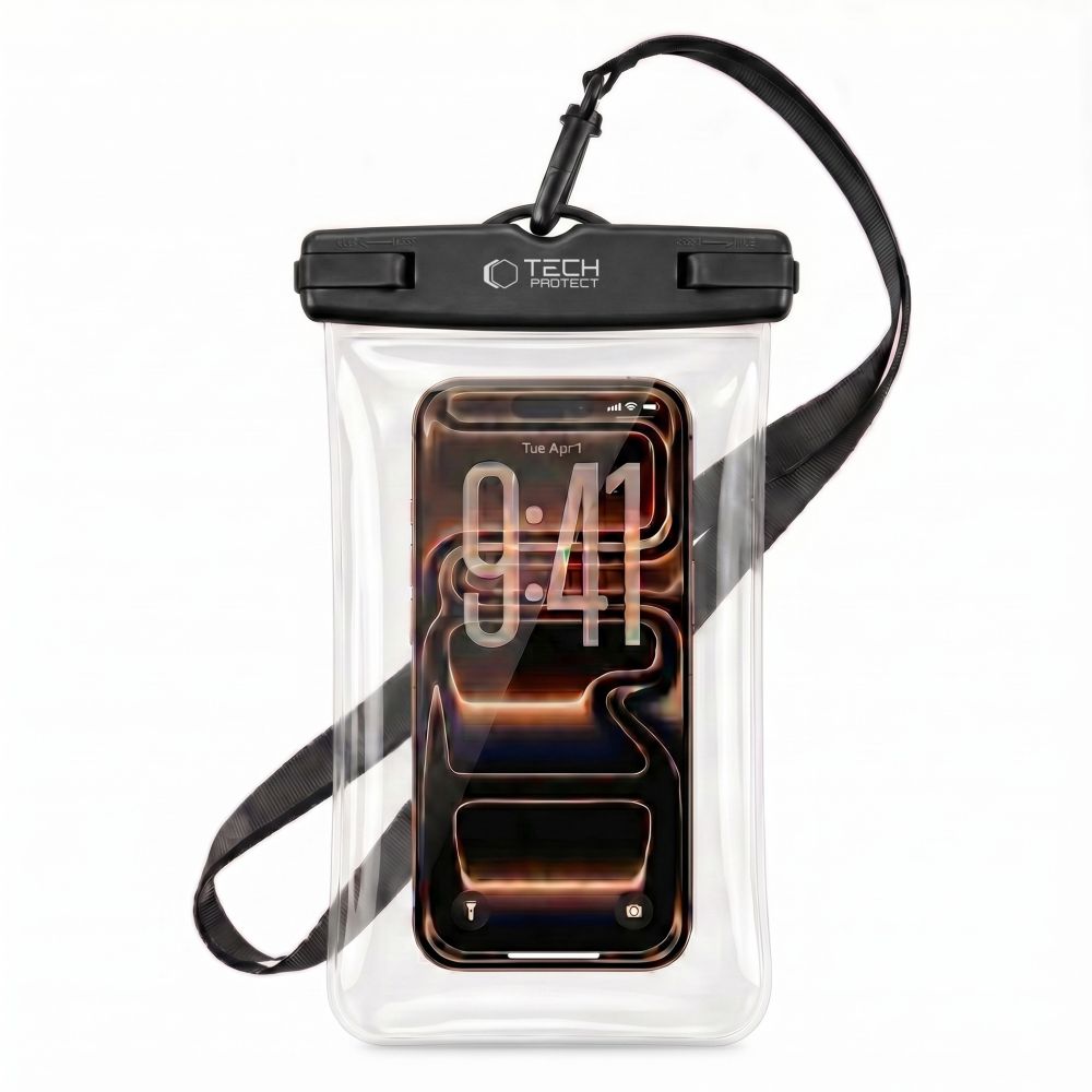 Universalus vandeniui atsparus dėklas Tech-Protect UWC7 iki 6.9" juodas