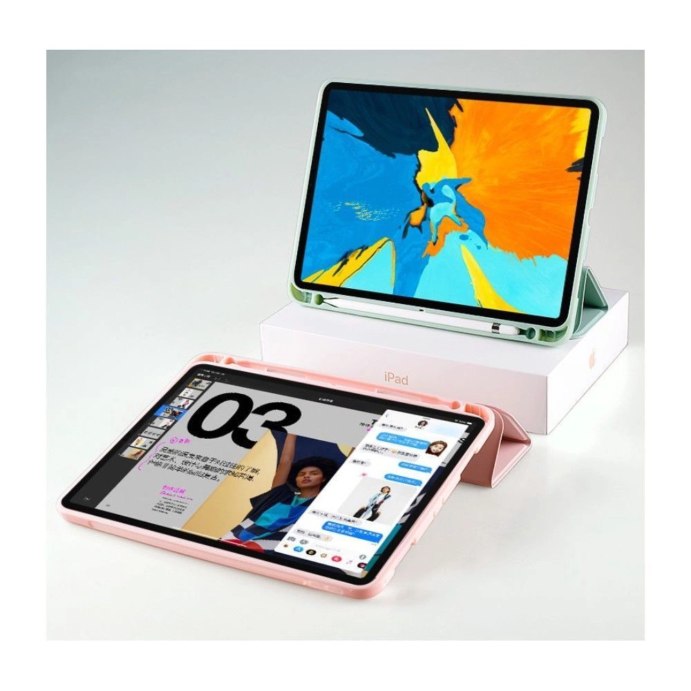 Apple iPad 10.2\" 2019 / 2020 / 2021 Tech-Protect SC Pen Protective Cover Case, Green