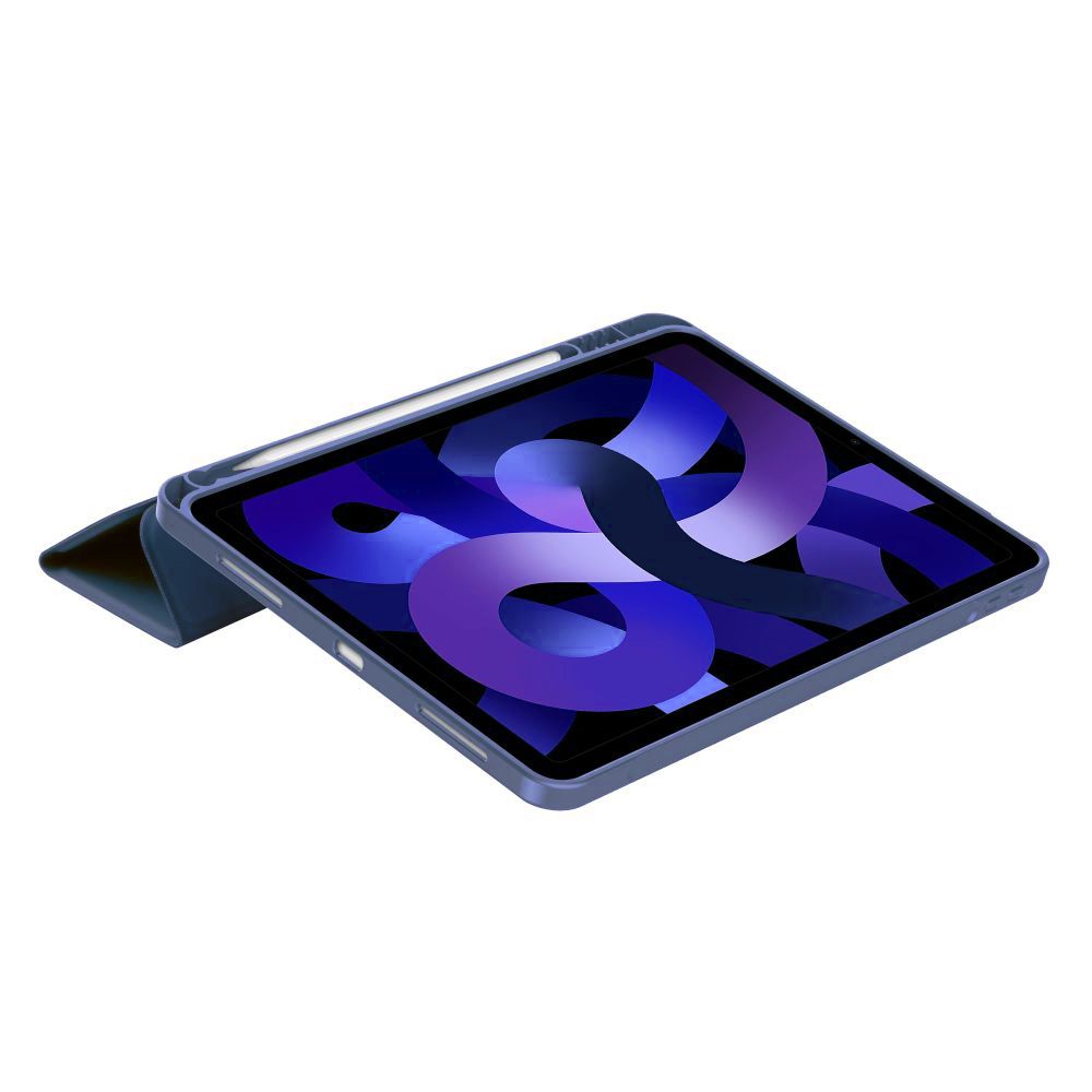 Tech-Protect SmartCase Pen dėklas iPad Air 10.9 / 11, tamsiai mėlynas