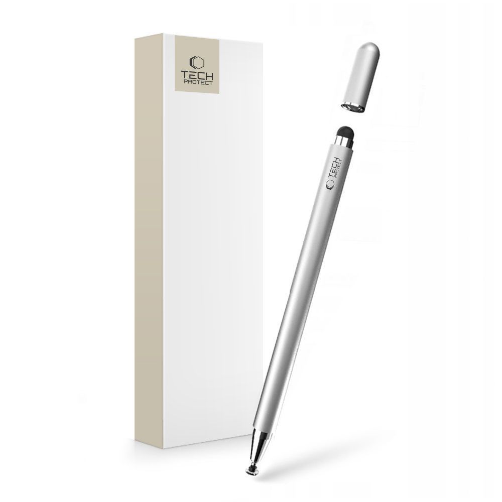Tech-Protect Magnet Stylus Magnetic Pen, Silver