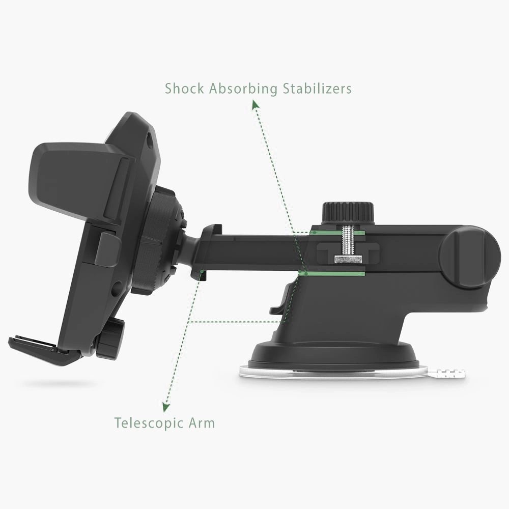 Tech-Protect V2 car phone holder for windshield / cockpit - black