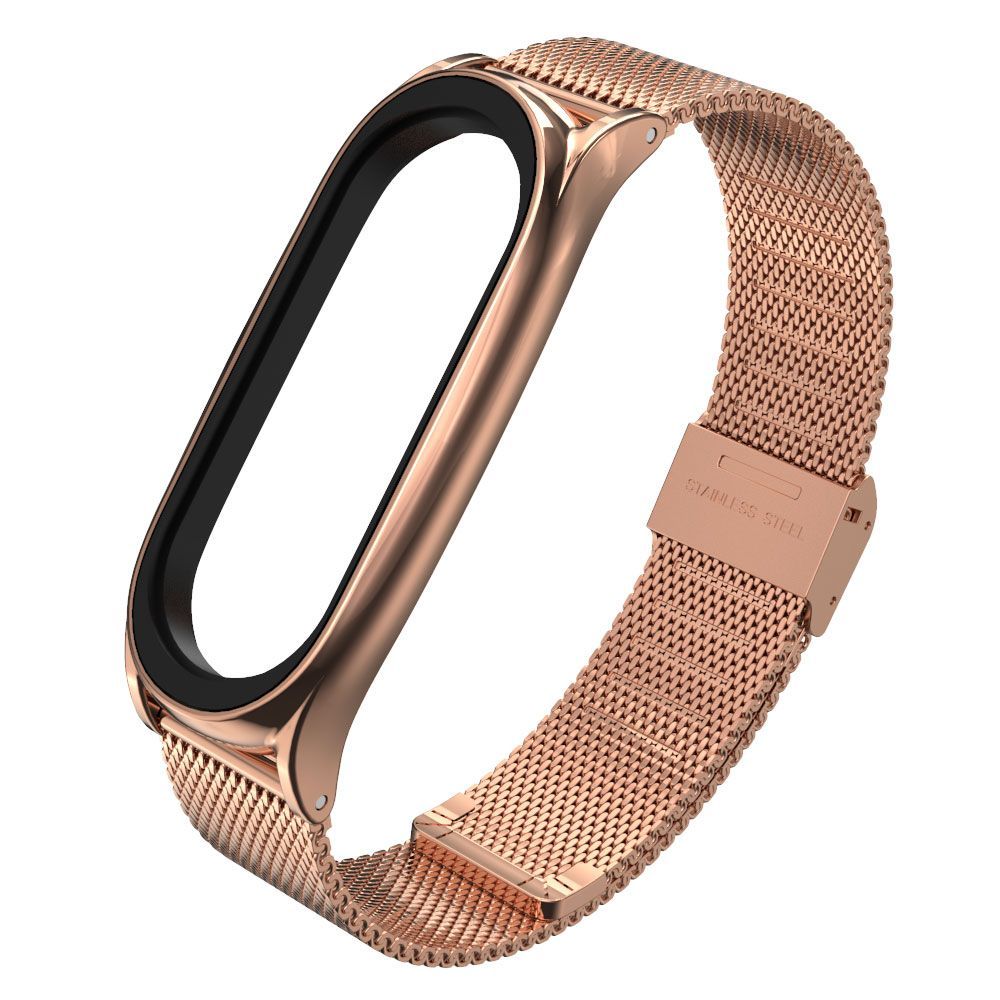 Tech-Protect MilaneseBand strap for Xiaomi Mi Smart Band 5 / 6 / 6 NFC - pink