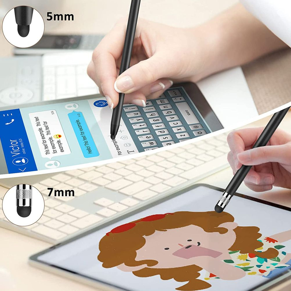 Tech-Protect Touch Stylus for Tablets and Smartphones, Black