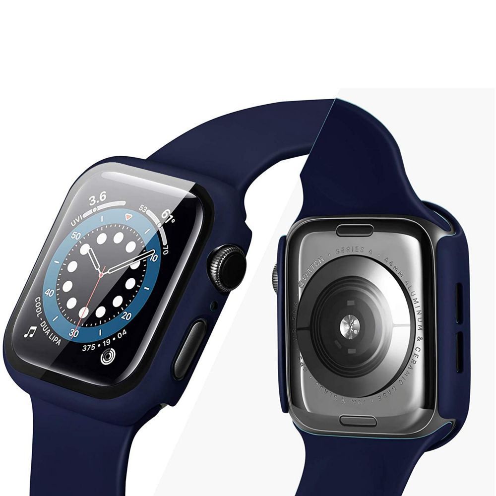 Tech-Protect Defense360 Case for Apple Watch 7 / 8 / 9 (41 mm), Transparent
