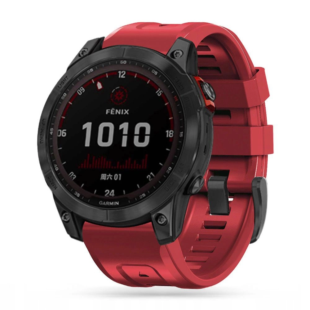 Tech-Protect IconBand strap for Garmin Fenix 5 / 6 / 6 Pro / 7 - red