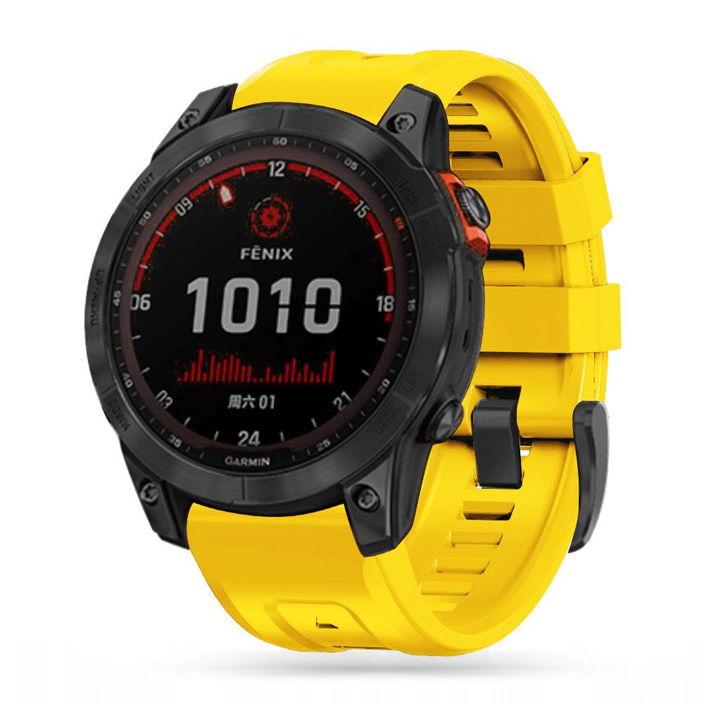 Dirželis Tech-Protect IconBand skirtas Garmin Fenix 5 / 6 / 6 Pro / 7, geltonas