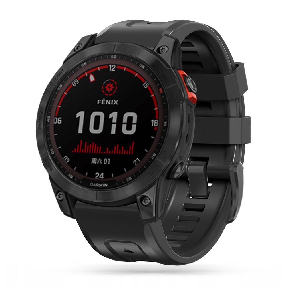 Dirželis Garmin Fenix 3 / 5X / 6X / 7X Tech-Protect IconBand, juodas